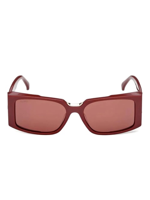 Max Mara Eyewear rectangle-frame sunglasses - Red - zdjęcie produktu nr 2