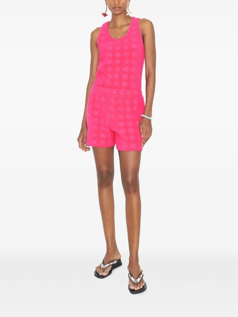 Tory Burch terry jacquard shorts - Pink - zdjęcie produktu nr 1