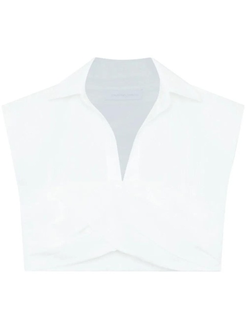 Simkhai Emie draped shirt - White - zdjęcie produktu nr 1