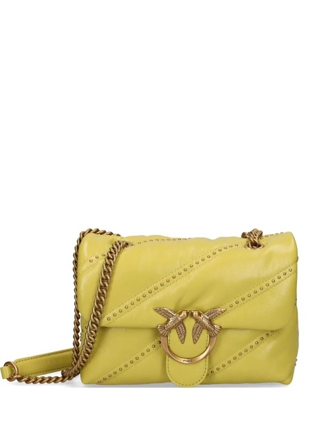 PINKO leather shoulder bag - Yellow - zdjęcie produktu nr 1