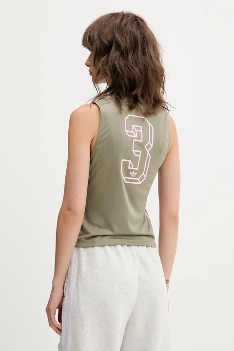 adidas Originals top V-Neck kolor zielony KD2281 - zdjęcie produktu nr 1