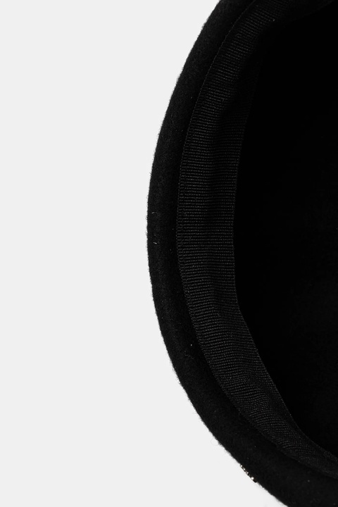 Weekend Max Mara beret wełniany PITTI kolor czarny 2525576014600 - zdjęcie produktu nr 2