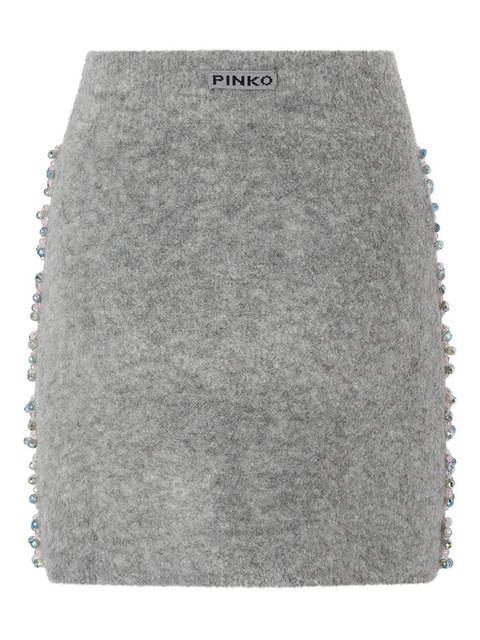 PINKO Believe embellishment mini skirt - Grey - zdjęcie produktu nr 2