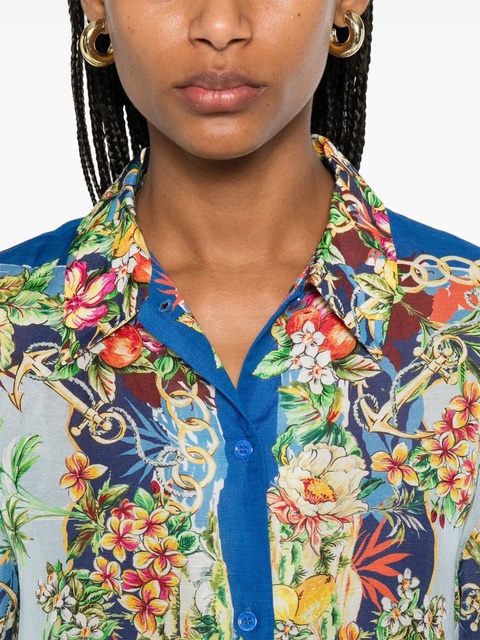 Maje floral-print shirt - Blue - zdjęcie produktu nr 2