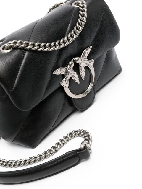 PINKO mini Love Puff leather shoulder bag - Black - zdjęcie produktu nr 2