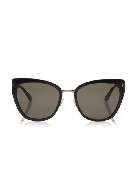 TOM FORD - Czarne okulary przeciwsłoneczne Simona - zdjęcie produktu nr 2