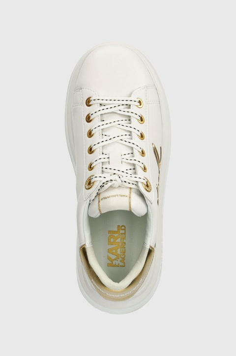 Karl Lagerfeld sneakersy skórzane ANAKAPRI kolor biały KL63510A - zdjęcie produktu nr 2