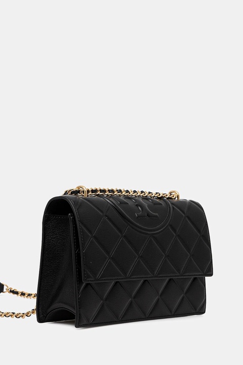 Tory Burch torebka skórzana Fleming kolor czarny 164799-001 - zdjęcie produktu nr 1