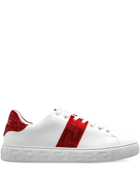 Versace Greca embellished sneakers - White - zdjęcie produktu nr 1