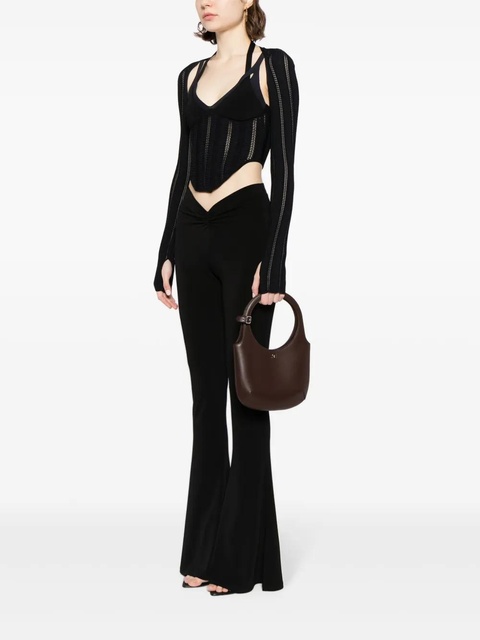 Courrèges Holy leather tote bag - Brown - zdjęcie produktu nr 2