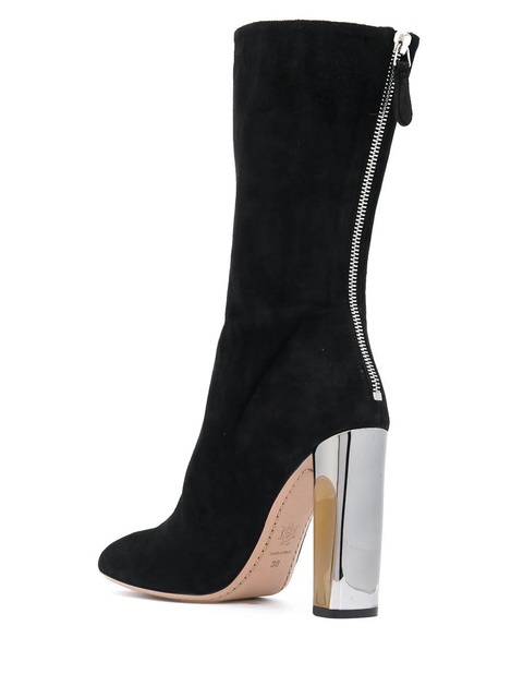 Alexander McQueen sculpted heel fitted boots - Black - zdjęcie produktu nr 2