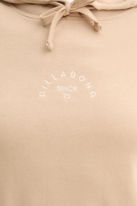 Billabong bluza So Classic damska kolor beżowy z kapturem gładka ABJFT00460 - zdjęcie produktu nr 2