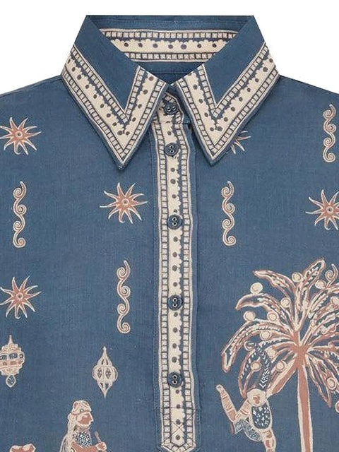 ALEMAIS Acacia top - Blue - zdjęcie produktu nr 1