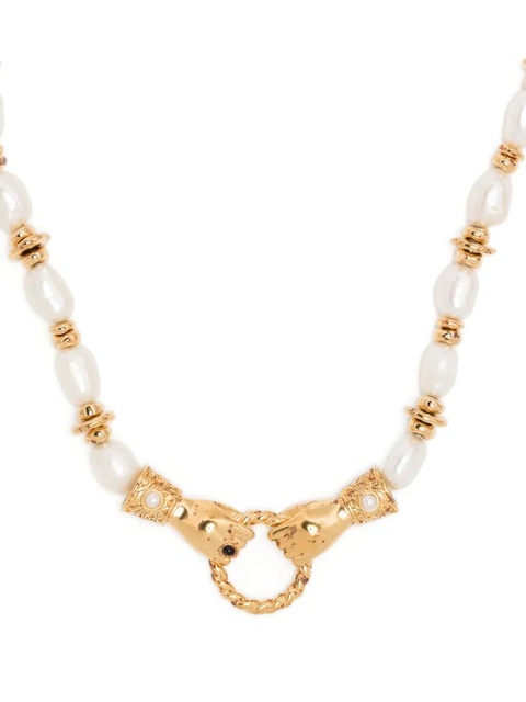 Missoma x Harris Reed In Good Hands beaded necklace - Gold - zdjęcie produktu nr 1