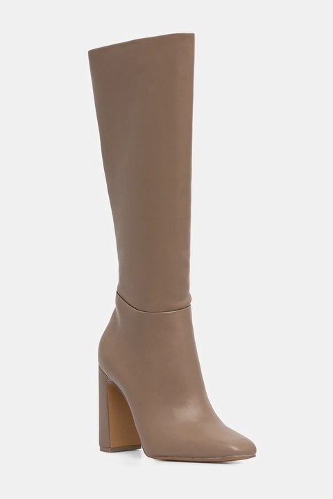 Steve Madden kozaki Ally damskie kolor beżowy na słupku 11002627 - zdjęcie produktu nr 1