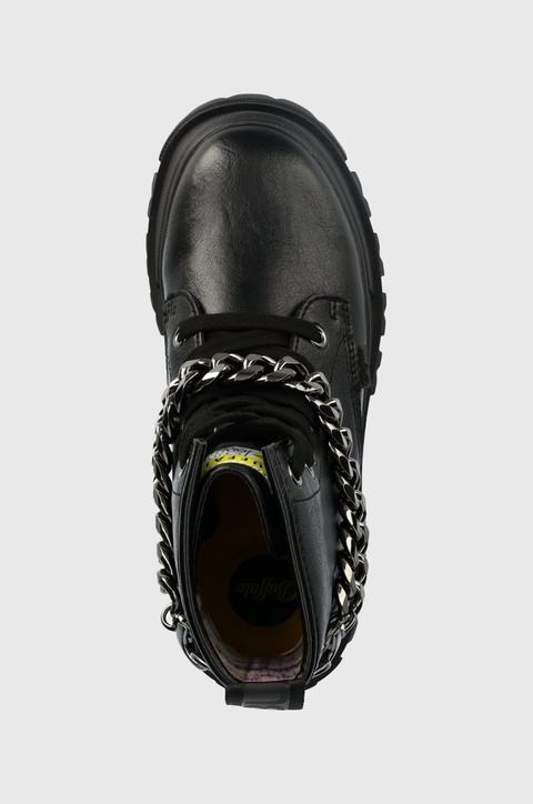 Buffalo workery Aspha RLD Chain damskie kolor czarny na platformie 1622072 - zdjęcie produktu nr 2