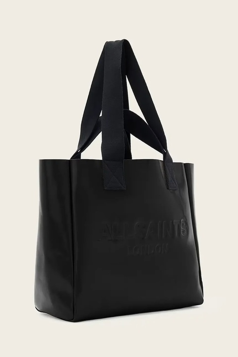 AllSaints torba skórzana IZZY kolor czarny W391XD - zdjęcie produktu nr 2