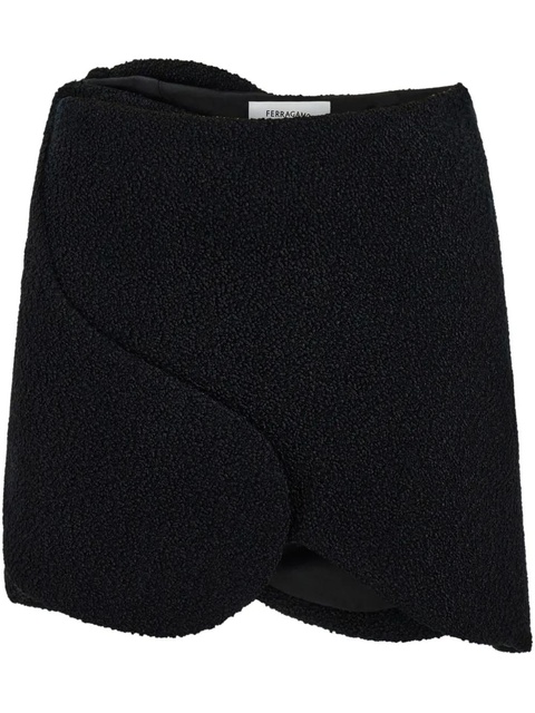 Ferragamo bouclé mini skirt - Black - zdjęcie produktu nr 1
