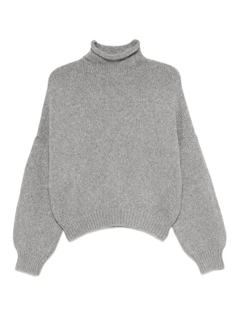 KHAITE roll-neck sweater - Grey - zdjęcie produktu nr 1
