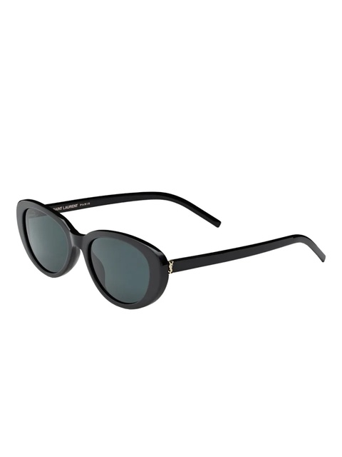 Saint Laurent Eyewear oval-frame sunglasses - Black - zdjęcie produktu nr 1