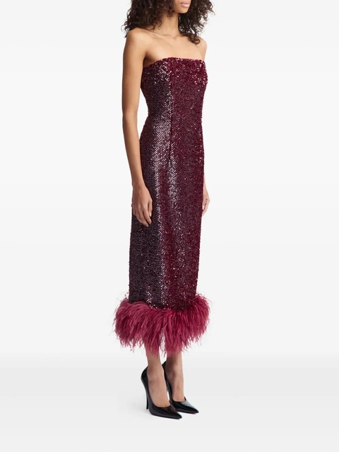 16Arlington Minelli midi dress - Red - zdjęcie produktu nr 2