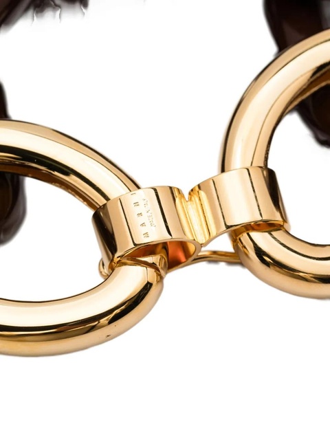 Marni chain-link bracelet - Brown - zdjęcie produktu nr 2