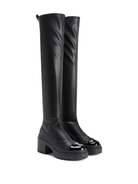 Giuseppe Zanotti 70mm Avela Stretch thigh-high boots - Black - zdjęcie produktu nr 2