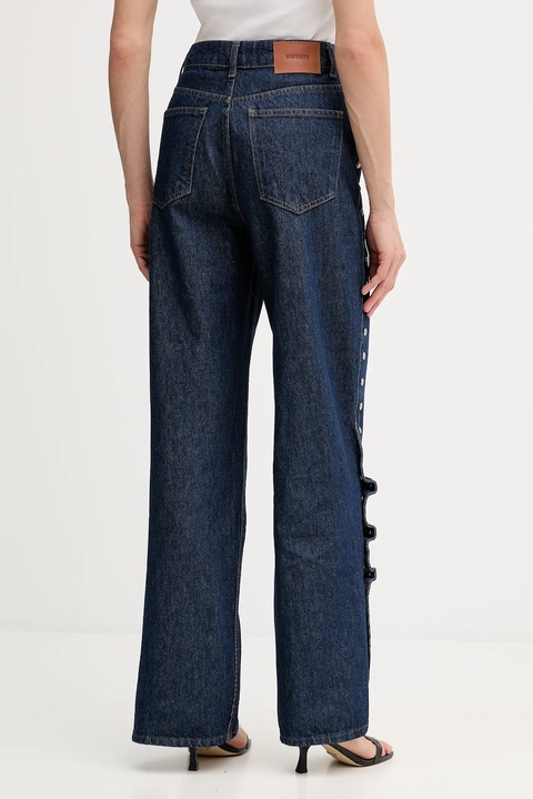 Rotate jeansy damskie kolor granatowy 114816D03 - zdjęcie produktu nr 2