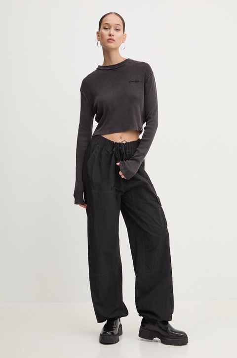 Dickies spodnie dresowe JACKSON kolor czarny gładkie DK0A4YJC - zdjęcie produktu nr 2