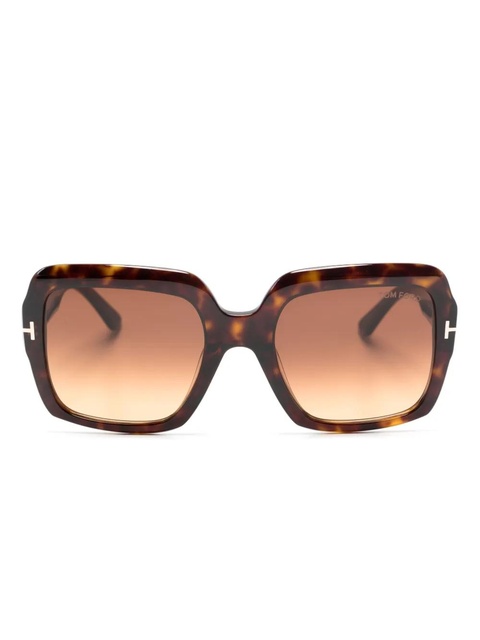 TOM FORD Eyewear TF1082 Kaya Sunglasses - Brown - zdjęcie produktu nr 1