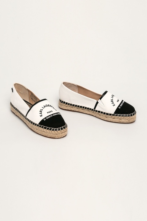 Karl Lagerfeld - Espadryle KL80108 - zdjęcie produktu nr 2