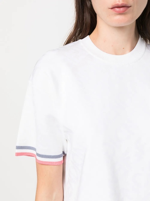 FENDI motif-print round-neck T-shirt - White - zdjęcie produktu nr 2