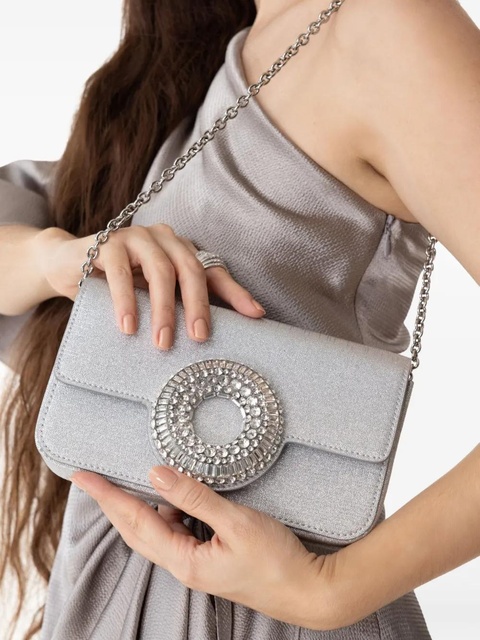 Aquazzura Crystal Hoop shoulder bag - Silver - zdjęcie produktu nr 2