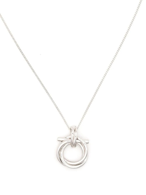 Ferragamo Gancini pendant necklace - Silver - zdjęcie produktu nr 1
