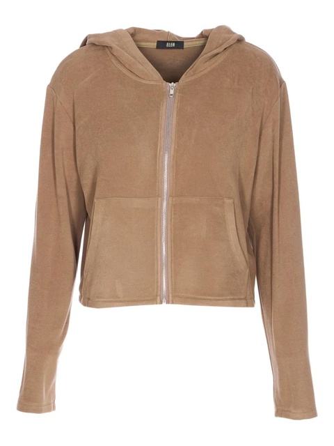 Eleh zip-front hoodie - Neutrals - zdjęcie produktu nr 1