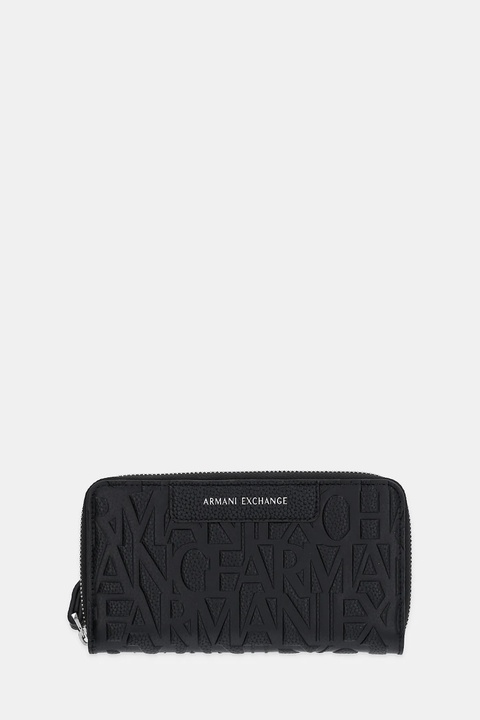 Armani Exchange portfel damski kolor czarny XW001606 AF15774 - zdjęcie produktu nr 1