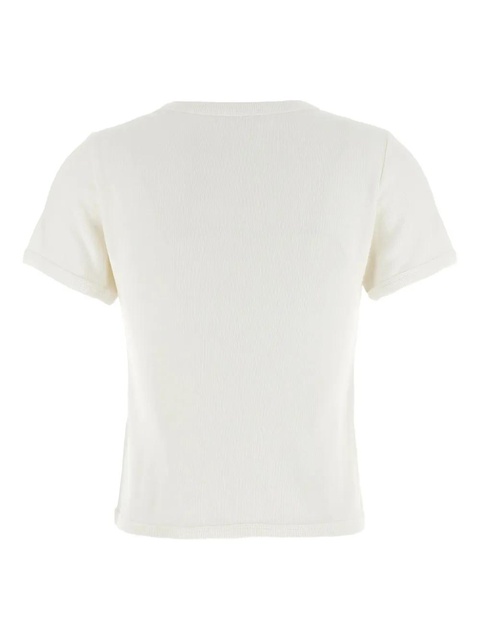 The Row Torya ribbed crew-neck t-shirt - White - zdjęcie produktu nr 2