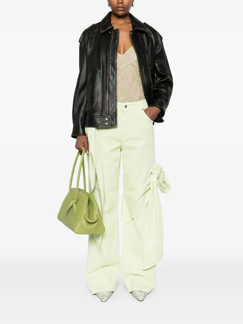 Blumarine leather jacket - Black - zdjęcie produktu nr 2
