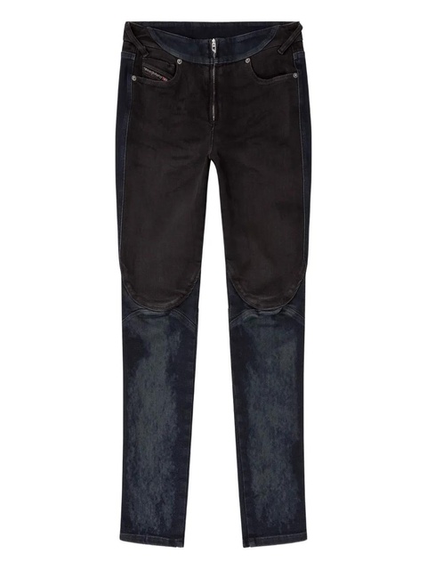 Diesel D-Bikee two-tone panelled jeans - Black - zdjęcie produktu nr 1