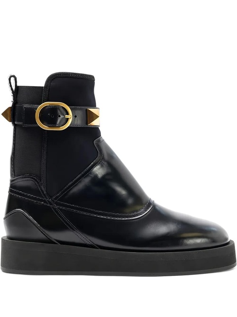 Valentino Garavani studded-embellishment boots - Black - zdjęcie produktu nr 1