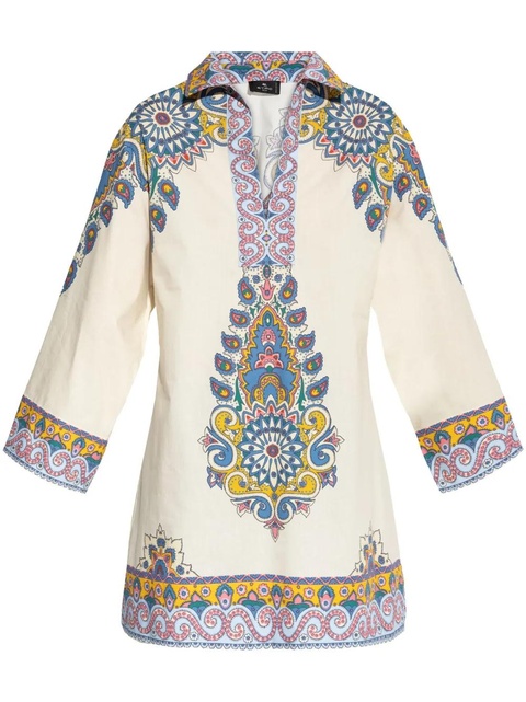 ETRO printed tunic - White - zdjęcie produktu nr 1