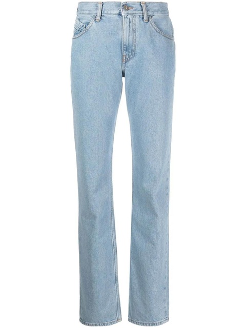 The Attico high-rise slim-fit jeans - Blue - zdjęcie produktu nr 1