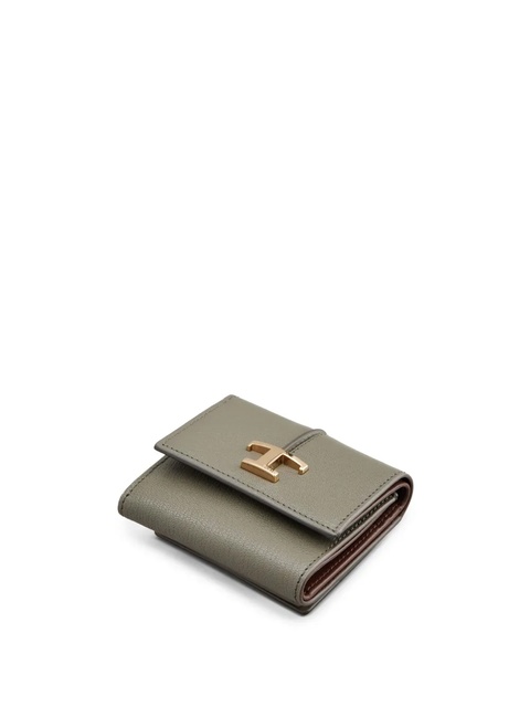 Tod's T Timeless leather wallet - Green - zdjęcie produktu nr 2