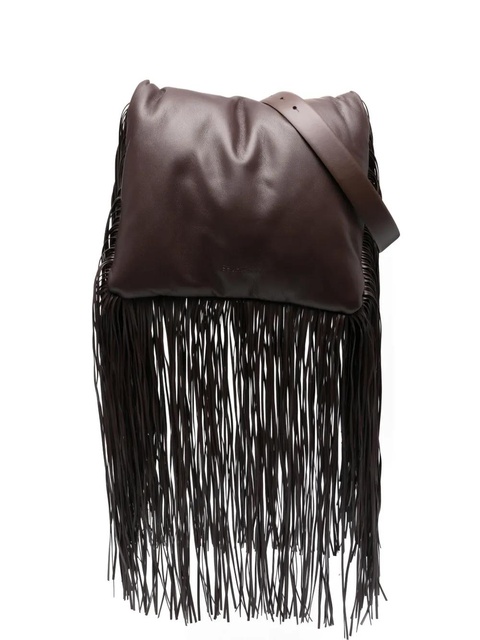 Sportmax fringed clutch bag - Brown - zdjęcie produktu nr 1