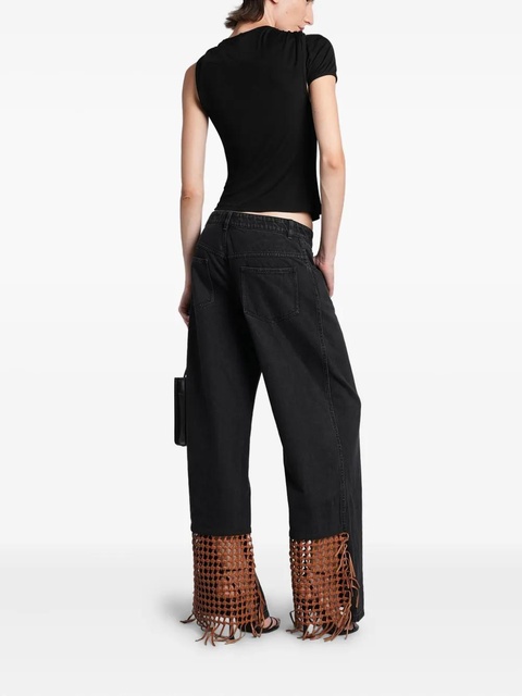 Christopher Esber Basket Leather jeans - Black - zdjęcie produktu nr 1