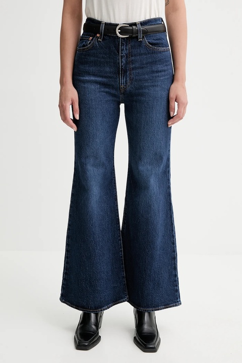Levi's jeansy RIBCAGE BELLS damskie high waist A7503.0008 - zdjęcie produktu nr 1
