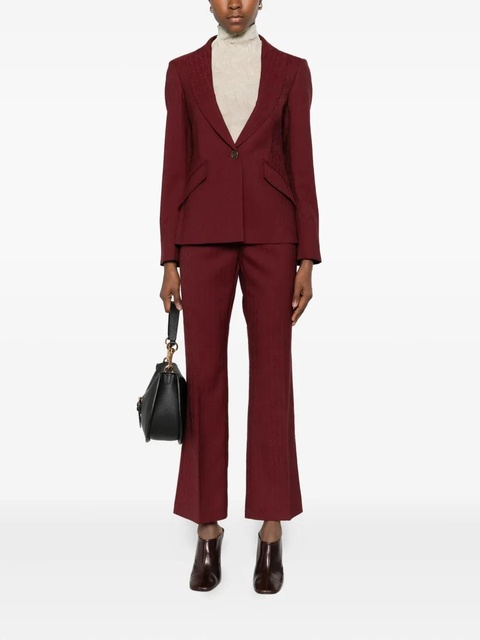 ETRO pressed-crease trousers - Red - zdjęcie produktu nr 2