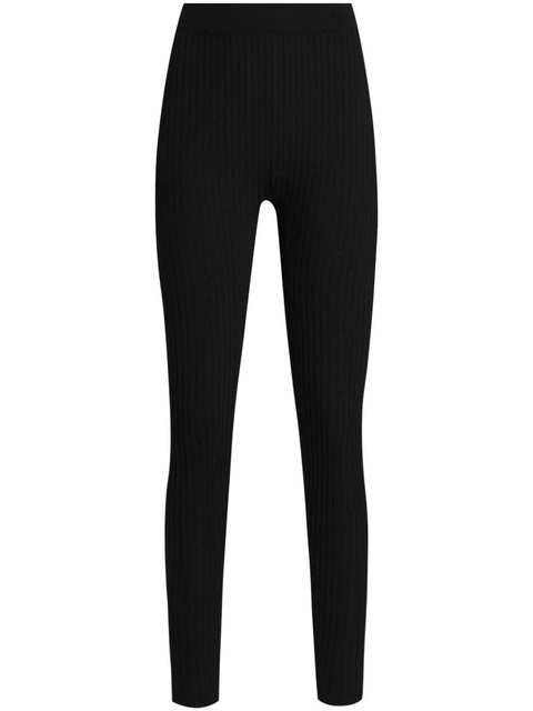 Dolce & Gabbana ribbed-knit leggings - Black - zdjęcie produktu nr 2