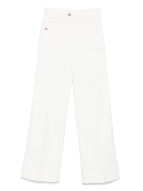 Victoria Beckham organic-cotton straight-leg jeans - White - zdjęcie produktu nr 1