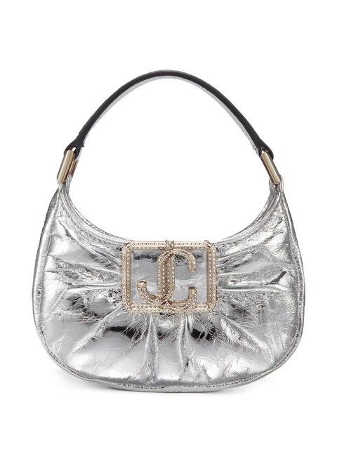 Jimmy Choo mini Edie tote bag - Silver - zdjęcie produktu nr 2
